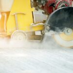 חיתוך בטון עם דיסק